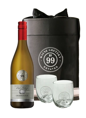 Wayne Gretzky Whisky Oak Aged Chardonnay Gift Set