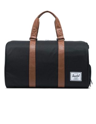 HERSCHEL SUPPLY CO. Novel Black & Tan Duffle Bag