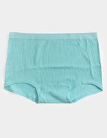 FULL TILT Seamless Rib Teal Boyshorts