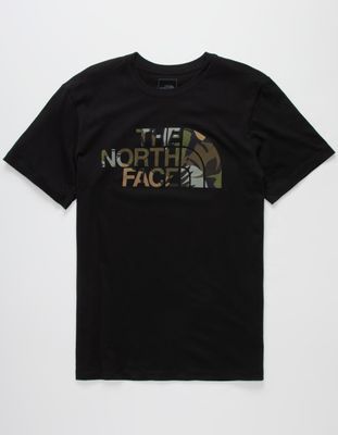 THE NORTH FACE Half Dome Texture Camo Black T-Shirt