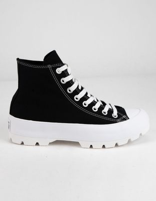 CONVERSE Chuck Taylor All Star Lugged White High Tops