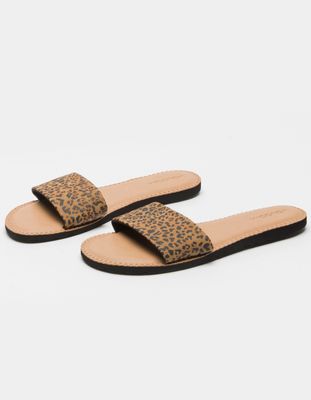 VOLCOM Simple Slide Leopard Sandals