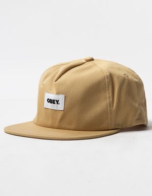 OBEY Bold Label Organic Snapback Hat