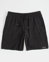 VOLCOM Packasack Lite Black Packable Hybrid Shorts