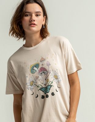 FULL TILT Mushroom T-Shirt Dress