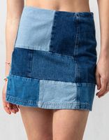 BDG Urban Outfitters Patchwork Pelmet Denim Skirt