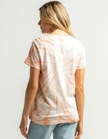 ROXY Palm Stripe Tie Dye Tee