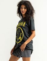 NIRVANA Smiley T-Shirt Dress