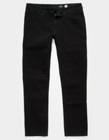 VOLCOM Vorta Black Slim Straight Jeans