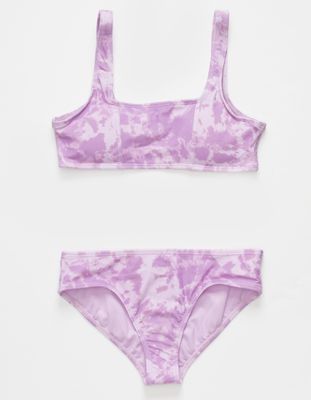 FULL TILT Square Neck Bralette Girls Lilac Bikini Set