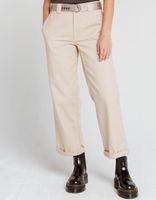 DICKIES Belted Worker Crop Roll Hem Pants