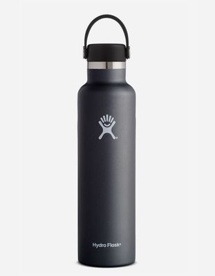 HYDRO FLASK Black 24oz Standard Mouth Water Bottle