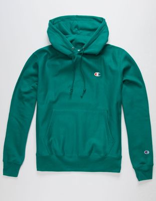 CHAMPION Reverse Weave Dark Green Hoodie