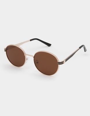 Mini Round Metal Frame Sunglasses