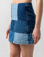 BDG Urban Outfitters Patchwork Pelmet Denim Skirt