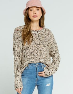 FULL TILT Nubby Multi Pullover Sweater