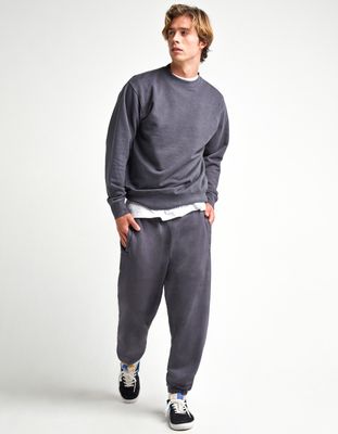 RSQ Premium Wash Black Jogger Sweatpants