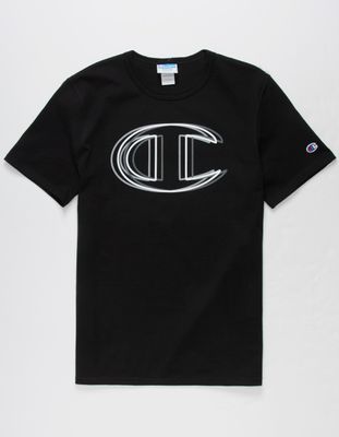 CHAMPION Vibrating C Black T-Shirt