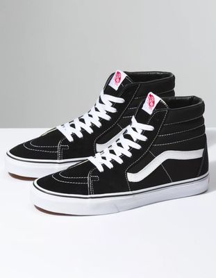 VANS Sk8-Hi Black & White Shoes