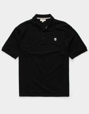 VSTR Solid Black Polo Shirt