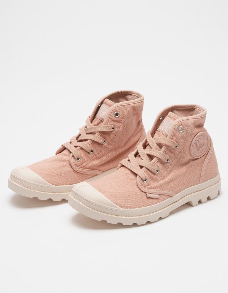 PALLADIUM Pampa Hi Rose Brick Shoes