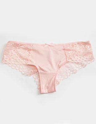 FULL TILT Lace Back Rose Cheeky Panties