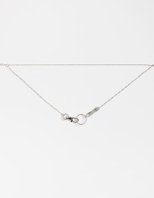 FULL TILT Layered Zipper & Circle Necklace