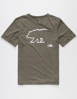 THE NORTH FACE Bear Triblend Boys Pocket T-Shirt