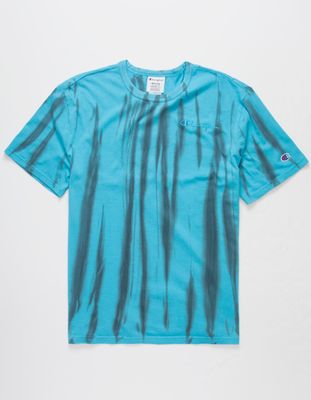 CHAMPION Script Embroidery Tie Dye T-Shirt