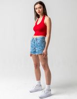 LEVI'S 501 High Rise Athens Blossom Denim Shorts