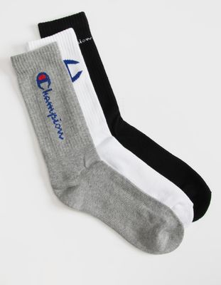 CHAMPION Core Essential 3 Pack Crew Sock