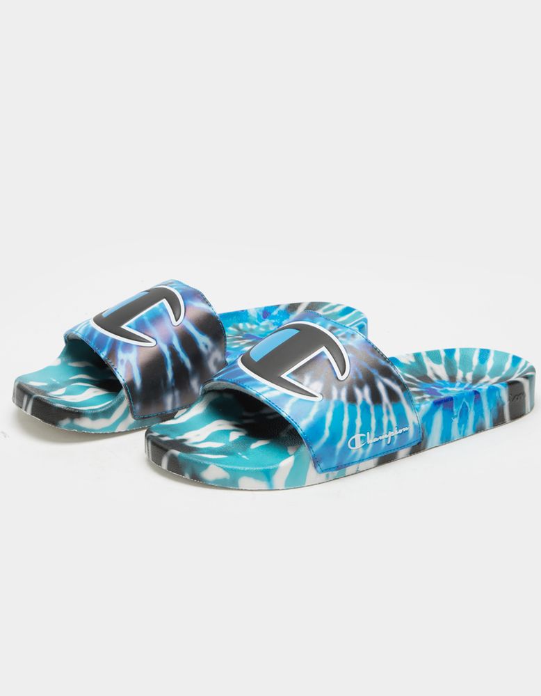 CHAMPION IPO Tie Dye Slide Sandals