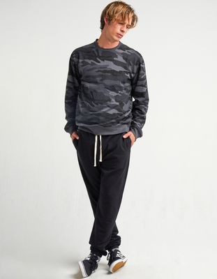 RSQ Mens Fleece Cargo Jogger Sweatpants