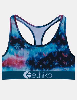 ETHIKA Tie-Dye Floral Girls Sports Bra