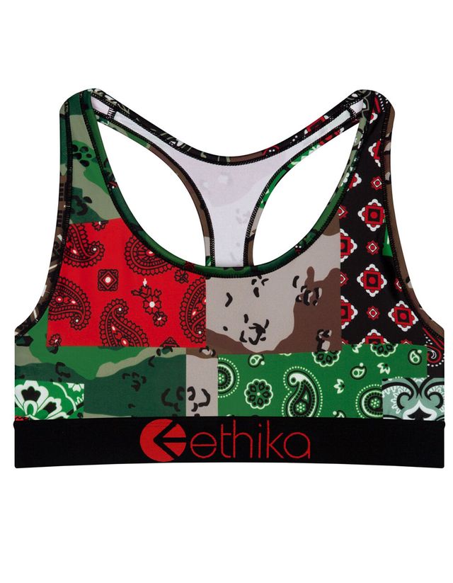 Women's Ethika Royal Philadelphia 76ers Racerback Sports Bra