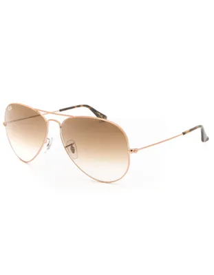 RAY-BAN Aviator Gradient Copper Sunglasses