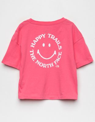 THE NORTH FACE Happy Trails Girls Pink Graphic Tee
