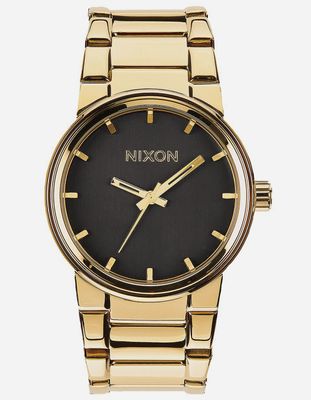 NIXON Cannon Black & Gold Watch