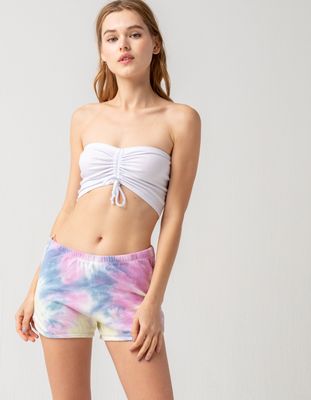 VANS Spiraling Tie Dye Sweat Shorts