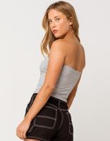 DESTINED Heather Gray Tube Top