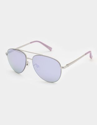 Purple Lens Aviator Sunglasses