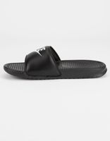 NIKE Benassi JDI Black & White Slide Sandals