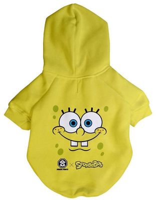 FRESH PAWZ x SpongeBob Face Dog Hoodie
