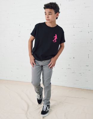 RSQ Boys Super Skinny Gray Twill Pants