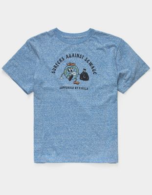 VISSLA Surfers Against Sewage Boys T-Shirt