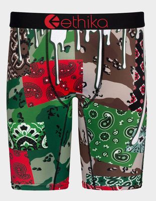 ETHIKA Paisley Camo Boys Boxer Briefs