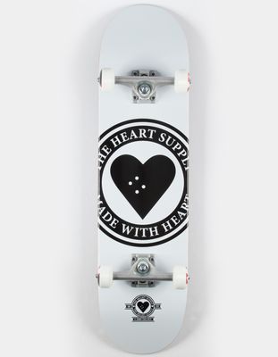 THE HEART SUPPLY Badge Logo 8.0" Complete Skateboard