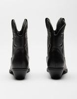 SODA Black Short Western Boots