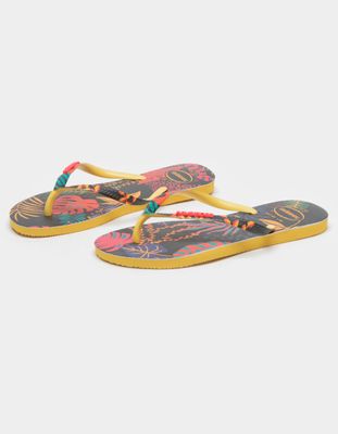 HAVAIANAS Slim Precious Roots Flip Flop Sandals