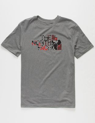 THE NORTH FACE Half Dome Red Camo Boys T-Shirt